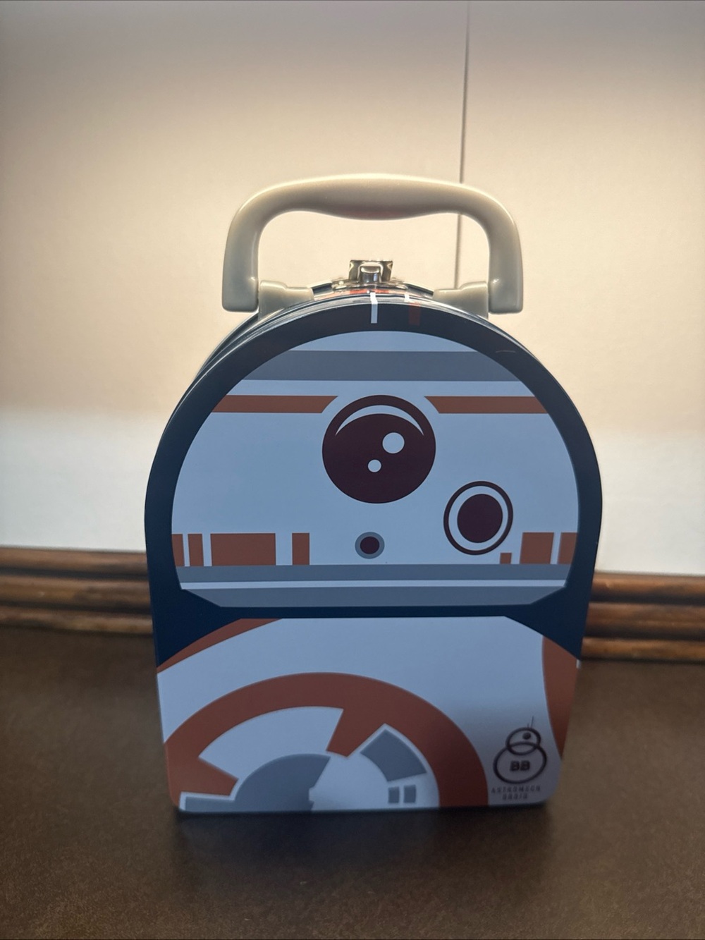 Star Wars BB-8 Droid Metal Lunch Box Tin with Handle